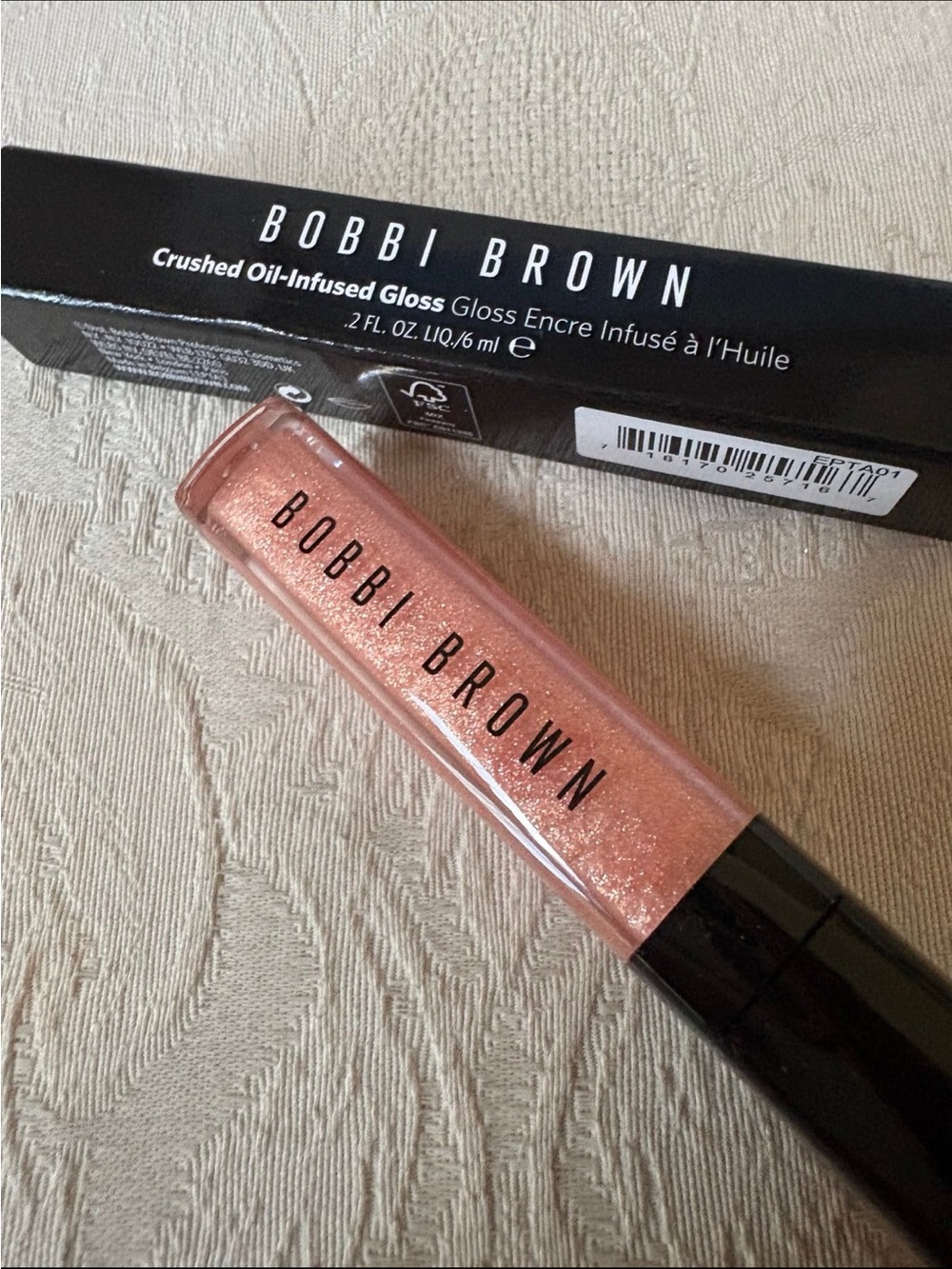 Bobbi Brown Crushed Oil Infused LipGloss — Bare Sparkle BNIB
